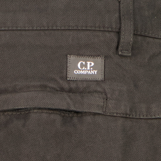 Military Twill Logo Patch Trousers - Casual Basement