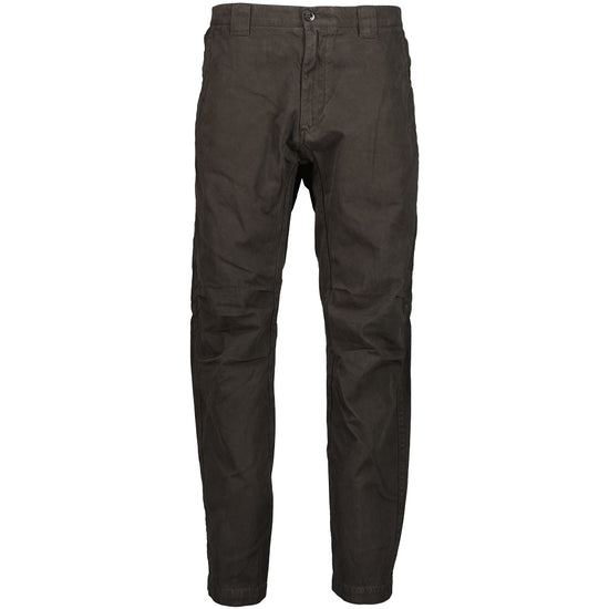 Military Twill Logo Patch Trousers - Casual Basement
