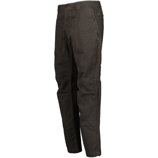 Military Twill Logo Patch Trousers - Casual Basement