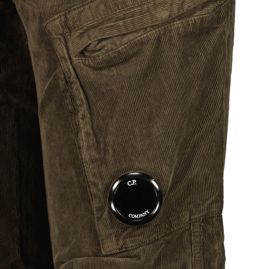 Corduroy Lens Cargo Pants - Casual Basement