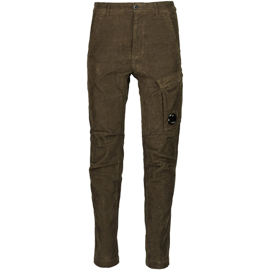 Corduroy Lens Cargo Pants - Casual Basement