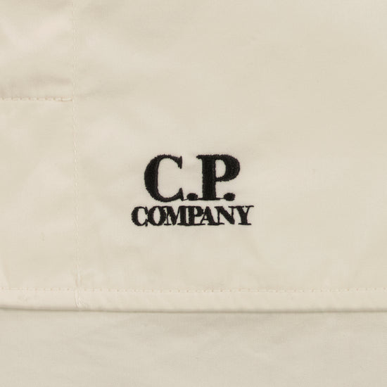 Gabardine Half Zip Hooded Overshirt - Casual Basement