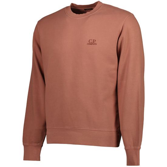 Brushed Fleece Resist Dyed Logo Sweat - Casual Basement