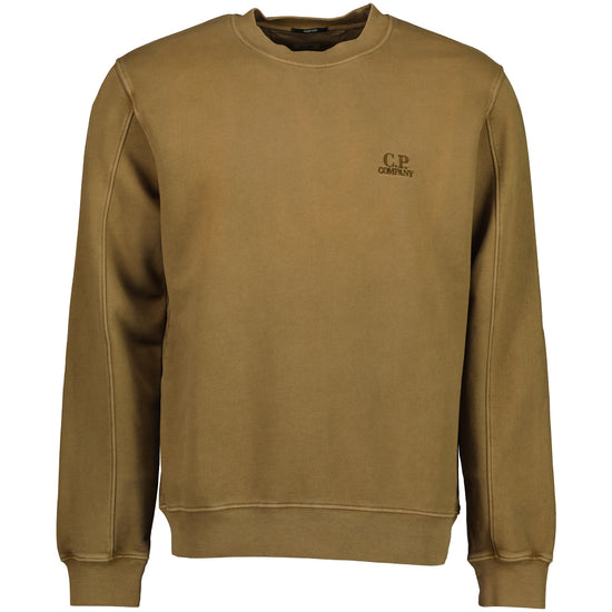 Brushed Fleece Resist Dyed Logo Sweat - Casual Basement