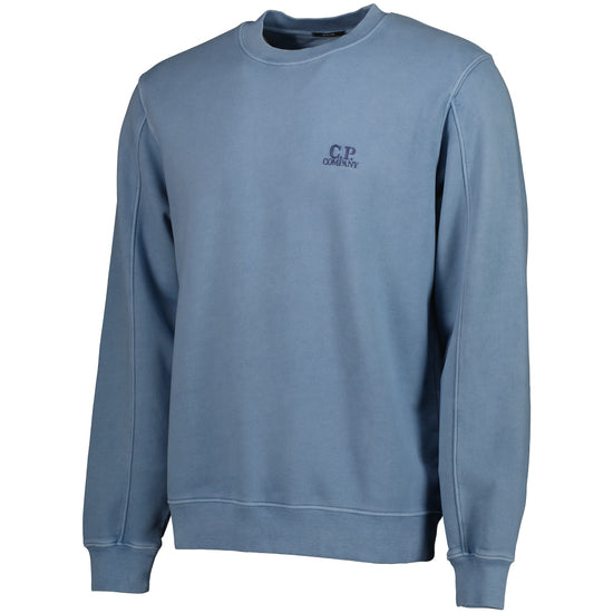 Brushed Fleece Resist Dyed Logo Sweat - Casual Basement