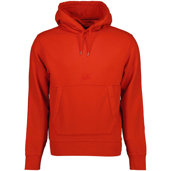 Brushed Fleece Resist Dyed Logo Hoodie - Casual Basement
