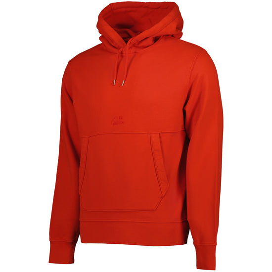 Brushed Fleece Resist Dyed Logo Hoodie - Casual Basement