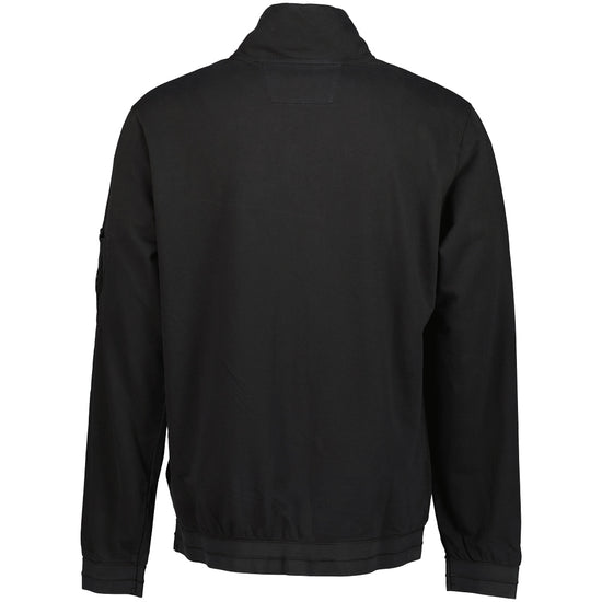 Light Fleece Polo Collar Lens Sweatshirt - Casual Basement