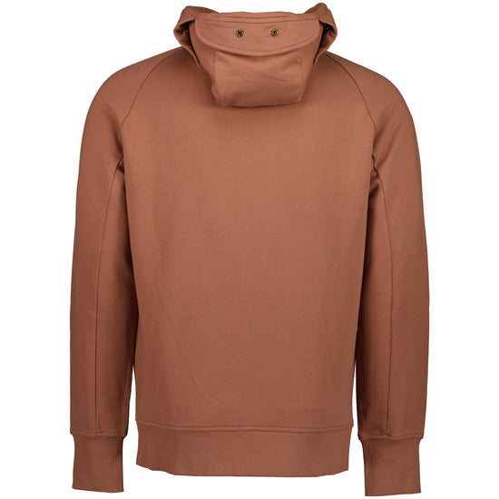 Hooded Explorer Goggle Zip Up Sweatshirt - Casual Basement