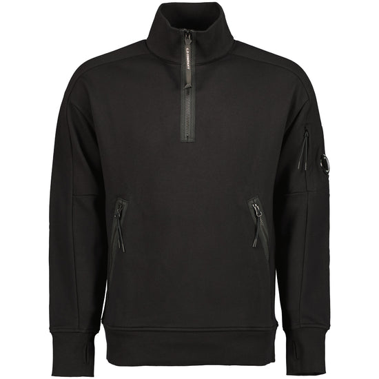 Quarter Zip Lens Fleece Sweatshirt - Casual Basement