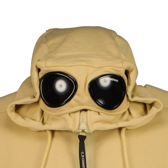 Zip Up Goggle Hooded Sweatshirt - Casual Basement