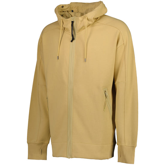 Zip Up Goggle Hooded Sweatshirt - Casual Basement