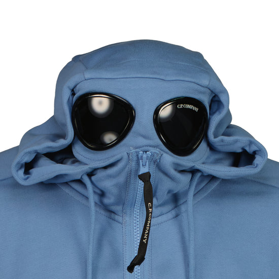 Zip Up Goggle Hooded Sweatshirt - Casual Basement