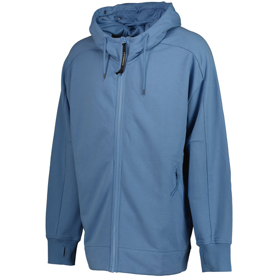 Zip Up Goggle Hooded Sweatshirt - Casual Basement