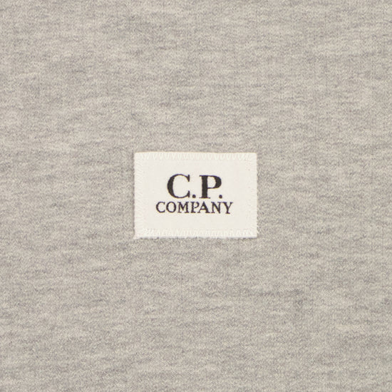 Light Fleece Logo Patch Sweatshirt - Casual Basement