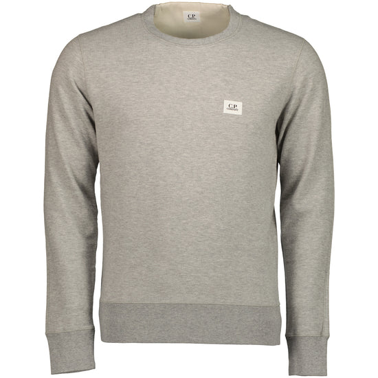 Light Fleece Logo Patch Sweatshirt - Casual Basement