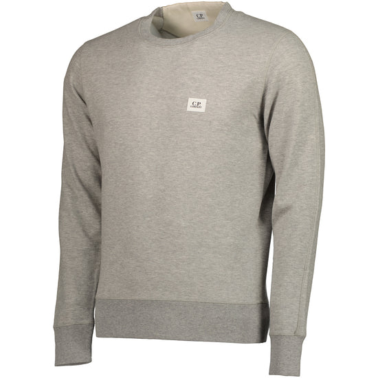 Light Fleece Logo Patch Sweatshirt - Casual Basement