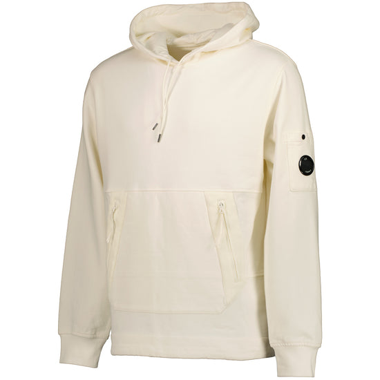 Diagonal Raised Fleece Lens Hoodie - Casual Basement