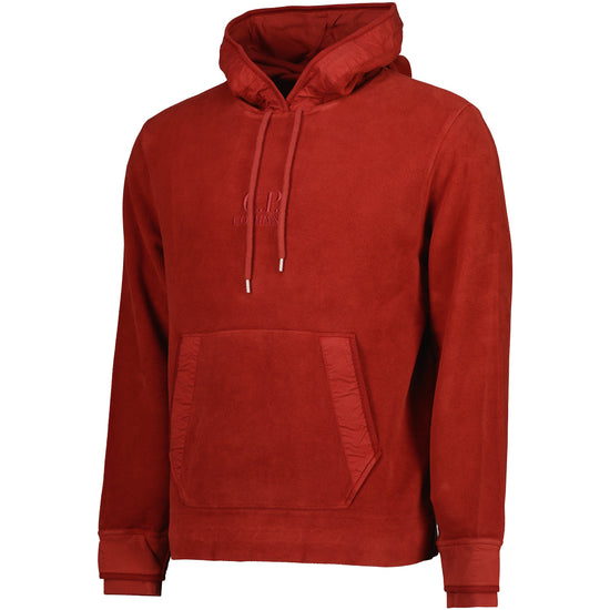 Brushed Fleece Logo Hoodie - Casual Basement