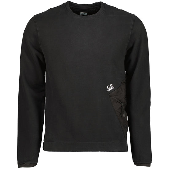 Diagonal Fleece Pocket Sweatshirt - Casual Basement