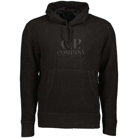 Wool Polar Fleece Logo Hoodie - Casual Basement