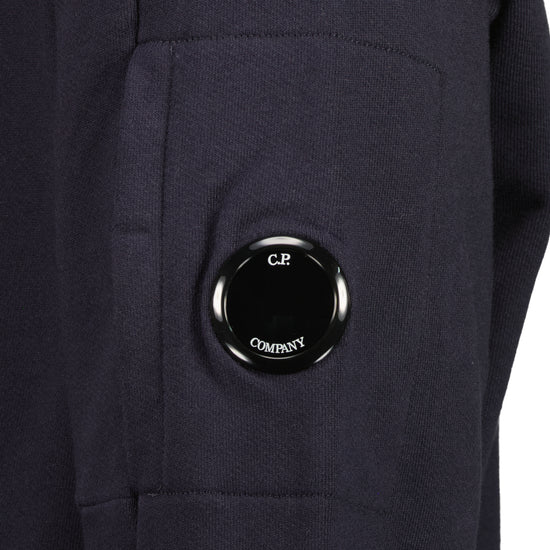 Diagonal Raised Fleece Lens Zip Hoodie - Casual Basement