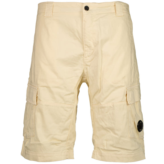 【SATIIIZ】Ched Nylon Bermuda Cargo Pants C.P. Company | Satin Stretch Lens Cargo Shorts - Pistachio Shell