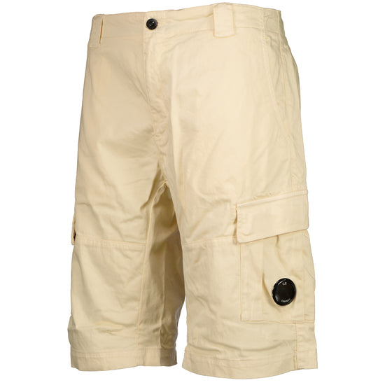 Satin Stretch Lens Cargo Shorts - Casual Basement