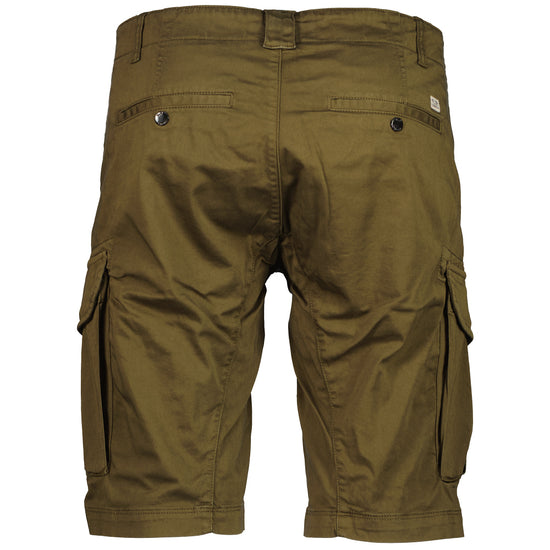Satin Stretch Lens Cargo Shorts - Casual Basement