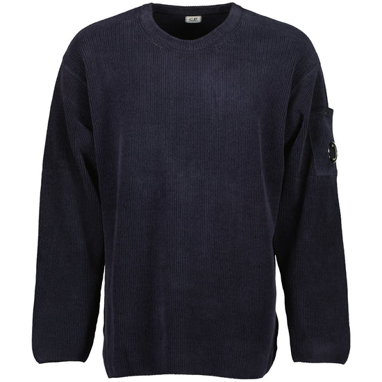 Chenille Crewneck Lens Knit - Casual Basement
