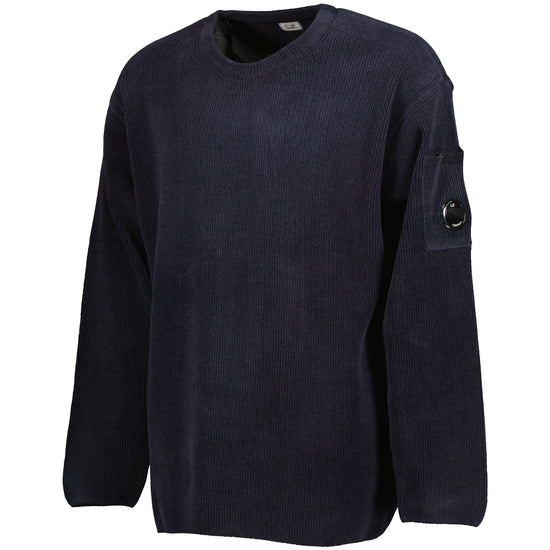 Chenille Crewneck Lens Knit - Casual Basement