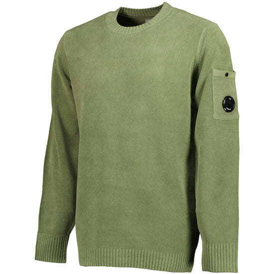 Chenille Crewneck Lens Knit - Casual Basement