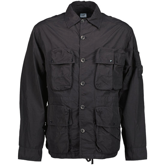 Flatt Nylon Utility Lens Overshirt Jacket - Casual Basement