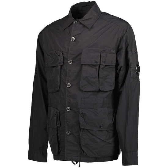 Flatt Nylon Utility Lens Overshirt Jacket - Casual Basement