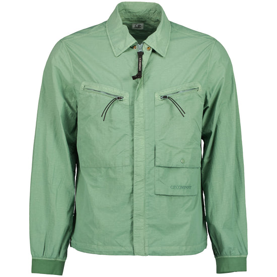Flatt Nylon Overshirt Jacket - Casual Basement