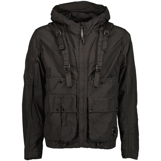 Flatt Nylon Reversible Hooded Lens Jacket - Casual Basement