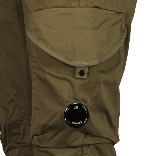 Stretch Satin Lens Cargo Pants - Casual Basement