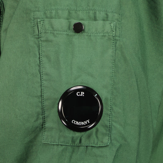 Ottoman Zip Up Lens Overshirt