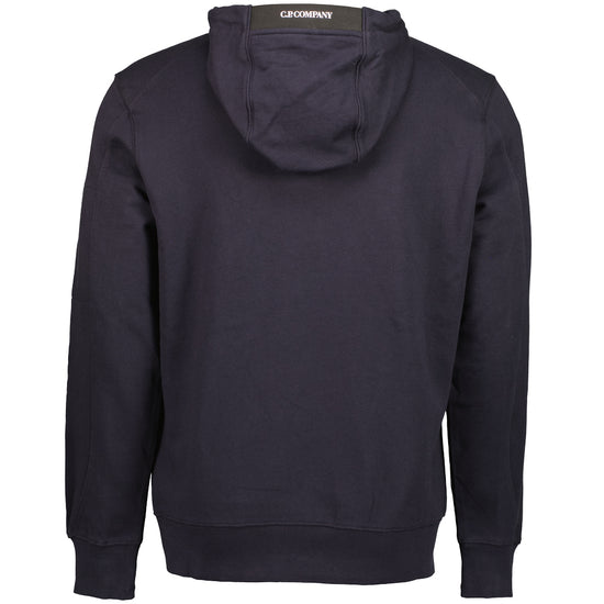 Diagonal Raised Fleece Lens Hoodie - Casual Basement