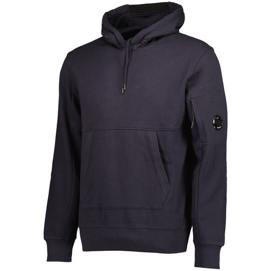 Diagonal Raised Fleece Lens Hoodie - Casual Basement