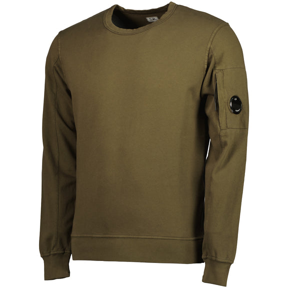 C.P. Company | Light Fleece Lens Sweatshirt - Ivy Green C.P. Company | Light Fleece Lens Sweatshirt - Ivy Green