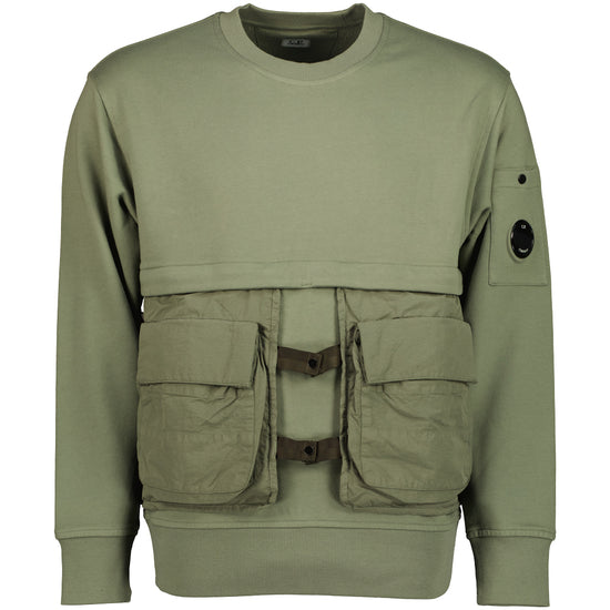 Crewneck Lens Utility Sweatshirt - Casual Basement