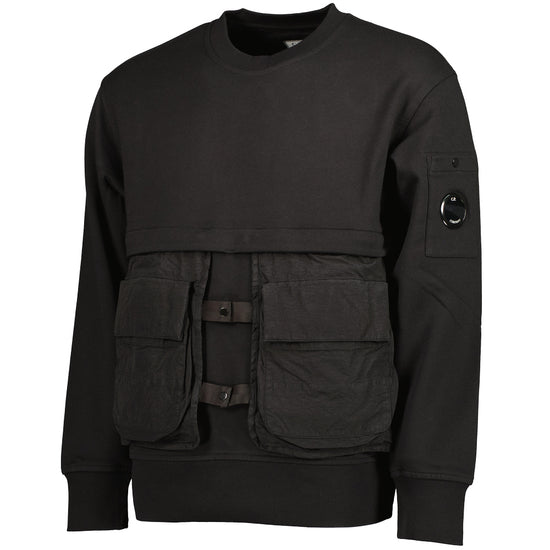 Crewneck Lens Utility Sweatshirt - Casual Basement
