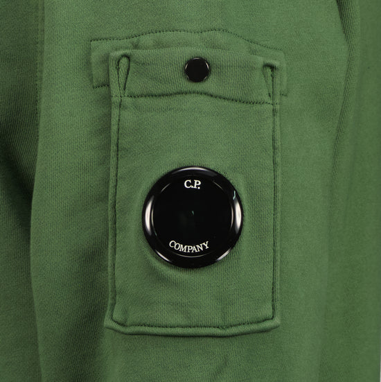 Diagonal Fleece Resist Dyed Lens Sweat - Casual Basement