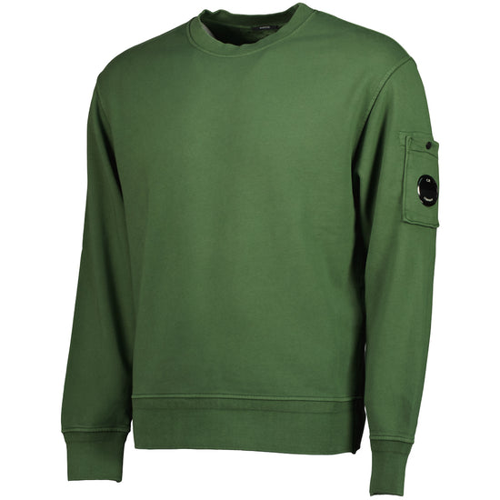 Diagonal Fleece Resist Dyed Lens Sweat - Casual Basement