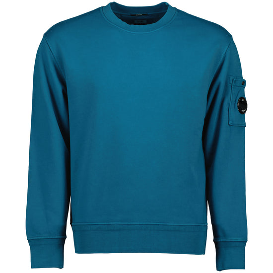 Diagonal Fleece Resist Dyed Lens Sweat - Casual Basement