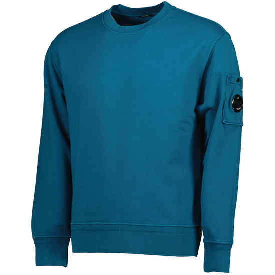 Diagonal Fleece Resist Dyed Lens Sweat - Casual Basement