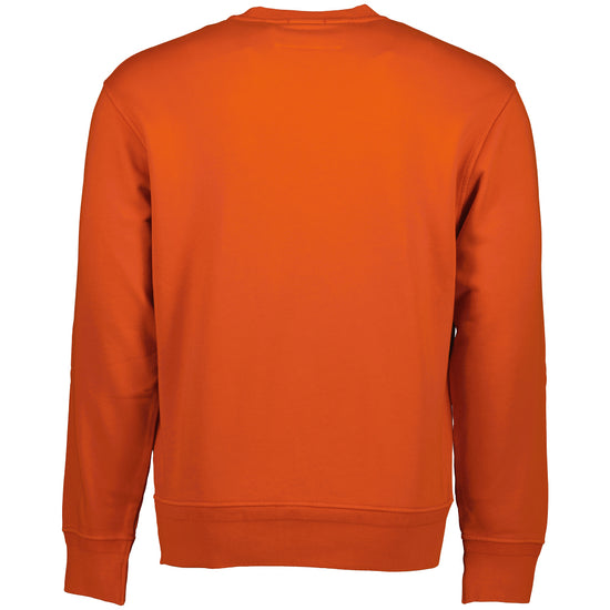 Diagonal Fleece Resist Dyed Logo Sweat - Casual Basement