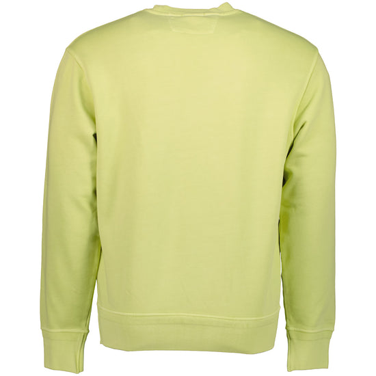 Diagonal Fleece Resist Dyed Logo Sweat - Casual Basement