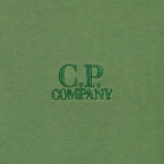 Diagonal Fleece Resist Dyed Logo Sweat - Casual Basement